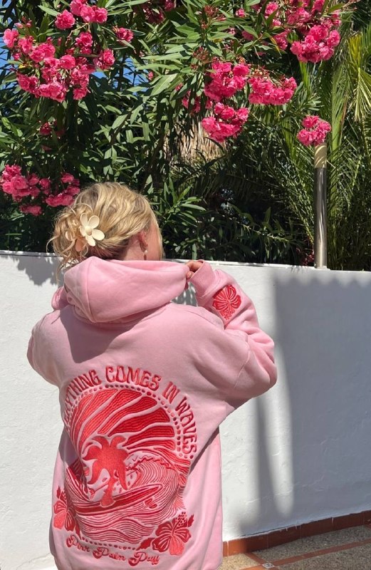 Enlace Hacoo Sudadera Pink Palm Puff · foto 2