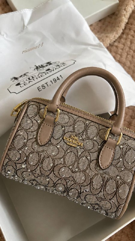 Link Hacoo Bolso Coach Crystal Signature Jacquard · foto 4