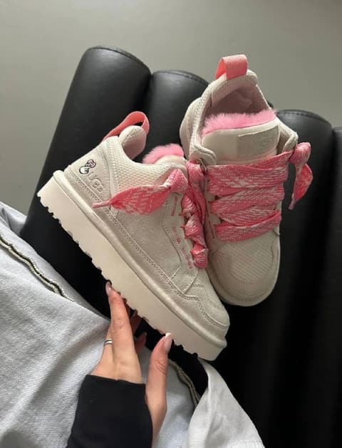 Enlace Hacoo Zapatillas Ugg Lowmel Blanco rosa
