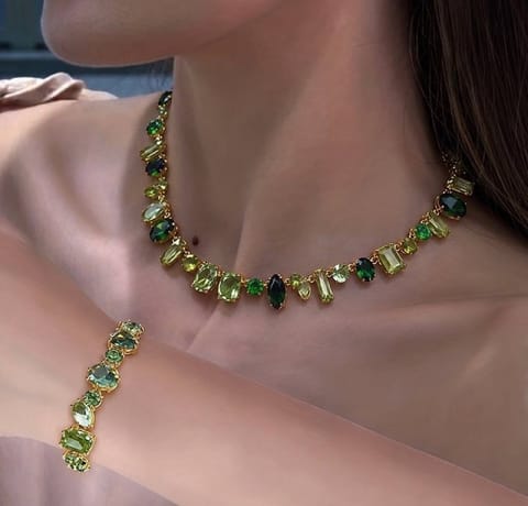 Link Hacoo Collar Swarovski Gema