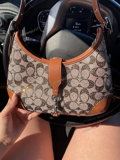 Link Hacoo Bolso Coach Crystal Signature Jacquard