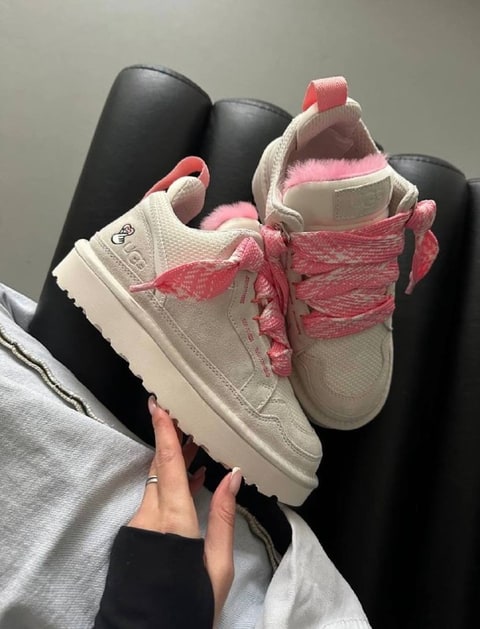 Enlace Hacoo Zapatillas Ugg Lowmel Blanco rosa